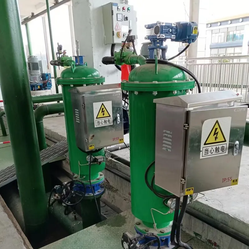 Filtration d'eau de refroidissement du bâtiment