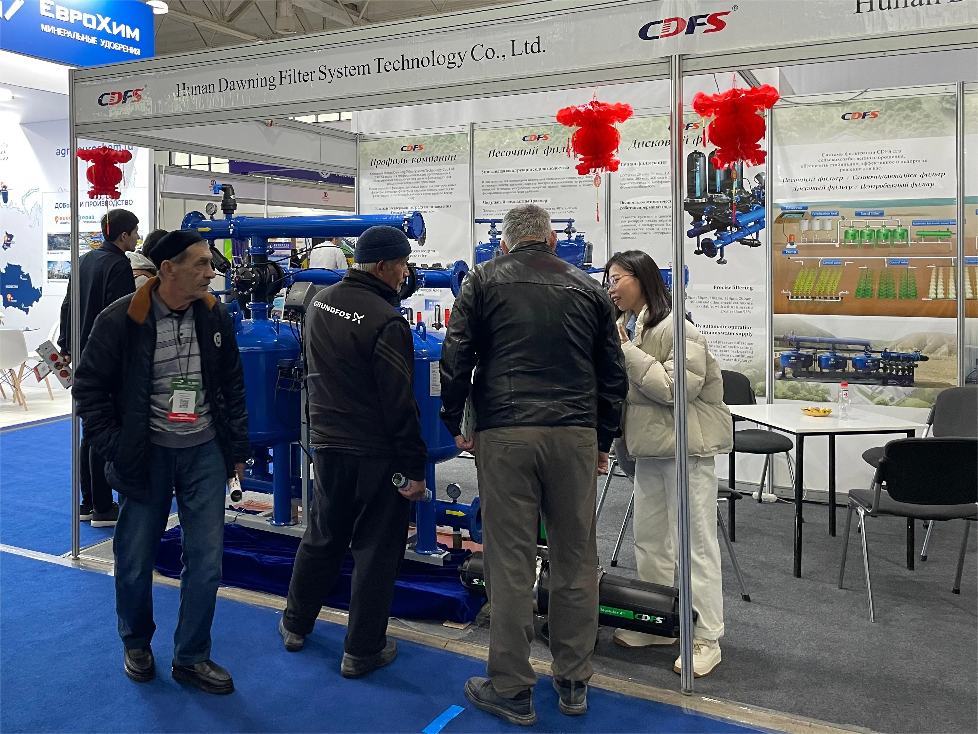 Apporter une technologie d'irrigation et de filtration agricole en Asie centrale et créer une vie technologique