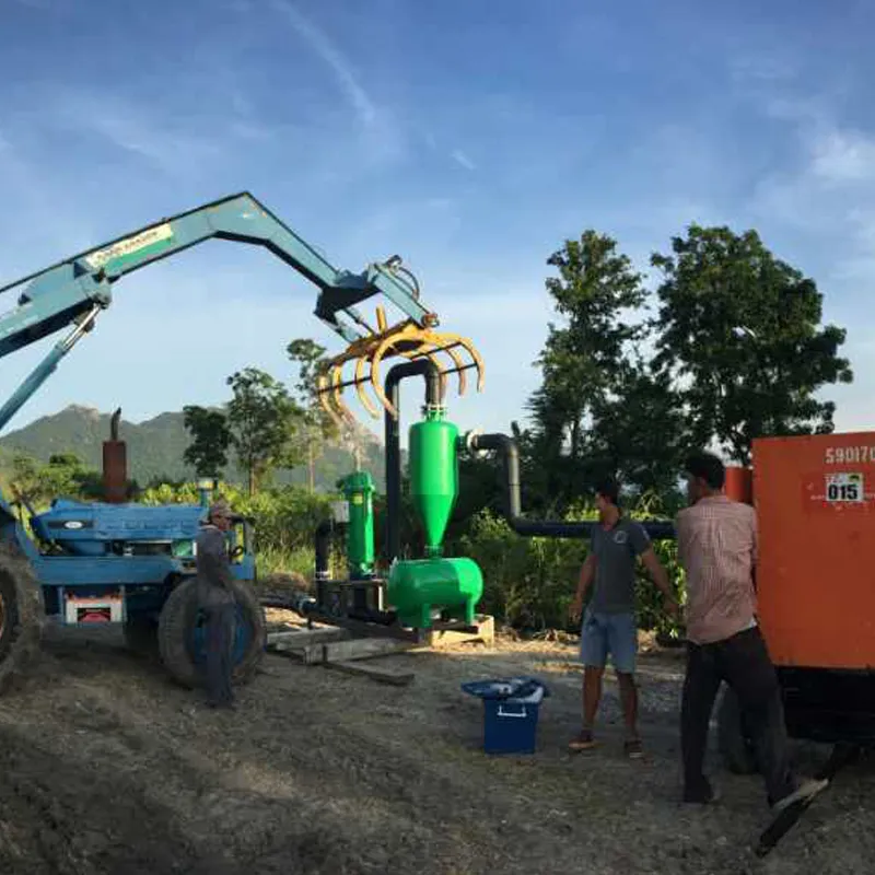 Projet d'irrigation de l'eau de puits en Thaïlande pour les fleurs