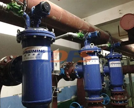Filtration d'eau de refroidissement du bâtiment