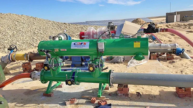 Projet d'irrigation en Égypte